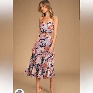 Lulu’s Floating Through Flowers Dress XS